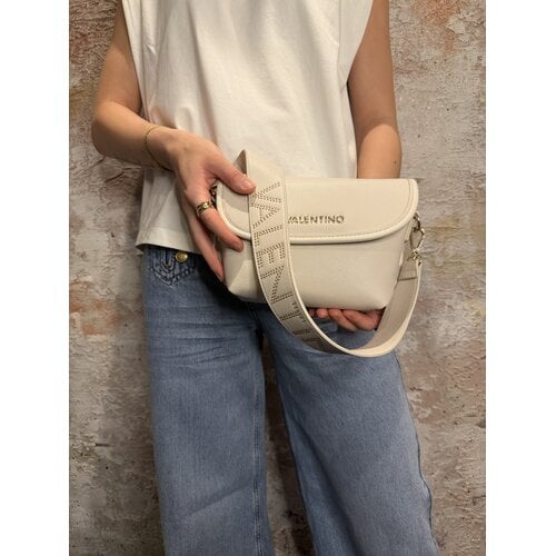 Valentino by Mario Valentino Hail Flap Bag Ecru