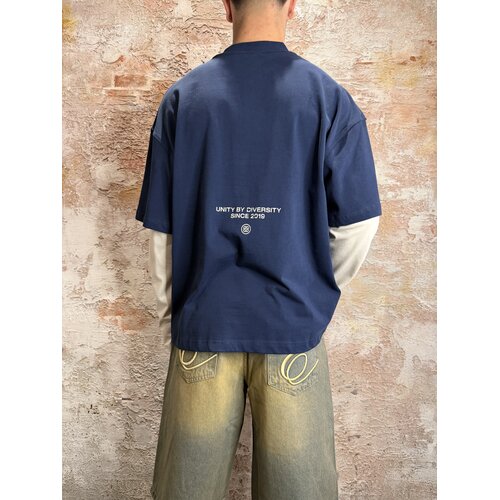 Equalité Elan Oversized Longsleeve Navy White Equalité Elan Oversized Longsleeve Navy White
