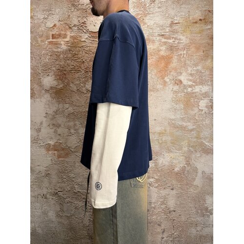 Equalité Elan Oversized Longsleeve Navy White Equalité Elan Oversized Longsleeve Navy White