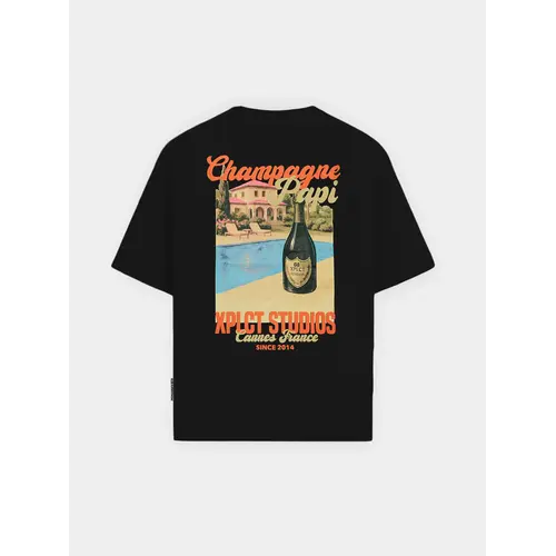 Xplct Studios Champagne Tee Black
