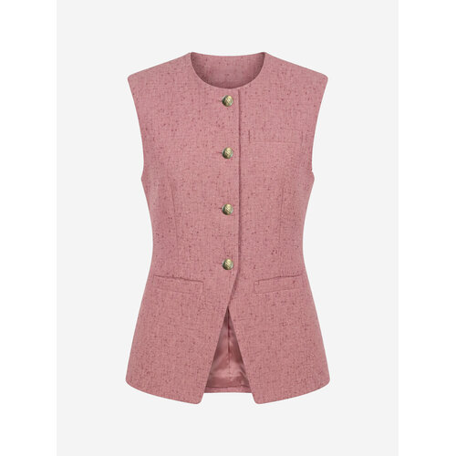 Nikkie Reza Glitter Waistcoat Peach Skin