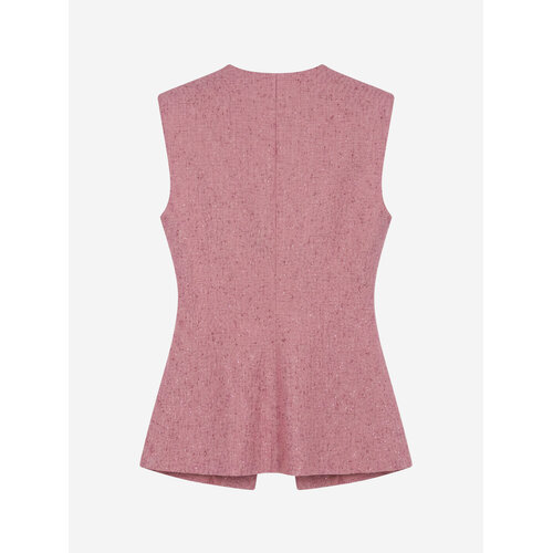 Nikkie Reza Glitter Waistcoat Peach Skin