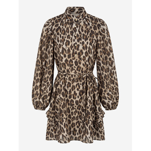 Nikkie Retiro Luipaard Dress Cacao