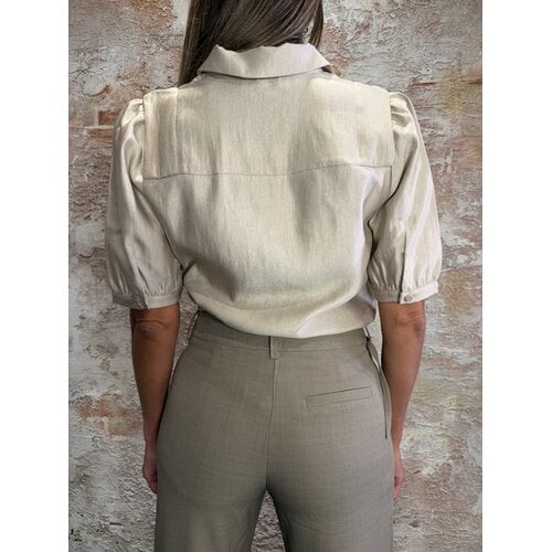 Nikkie Relizane Blouse Light Hummus Nikkie Relizane Blouse Light Hummus