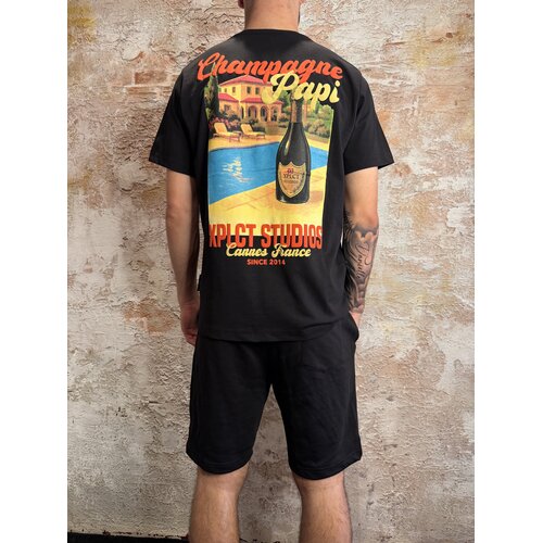 Xplct Studios Champagne Tee Black