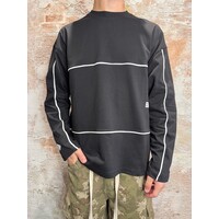 Bruno Line Oversized Longsleeve Black