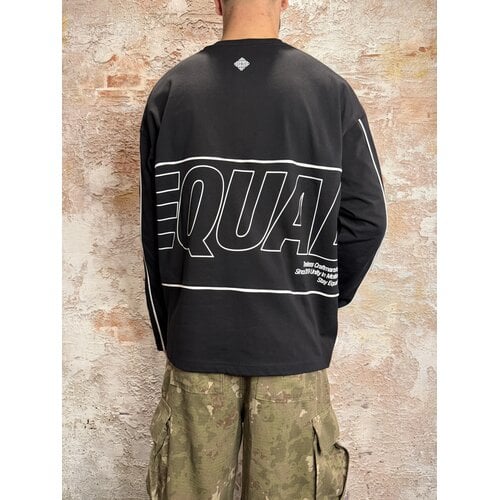 Equalité Bruno Line Oversized Longsleeve Black