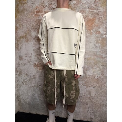 Equalité Equalité Bruno Line Oversized Longsleeve Off White