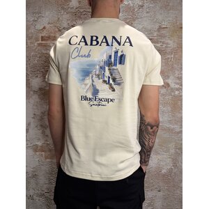 Cabana Club Santorini T-Shirt Off White Cabana Club Santorini T-Shirt Off White