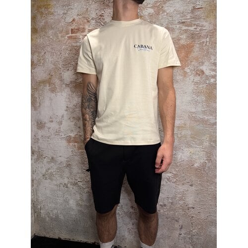 Cabana Club Santorini T-Shirt Off White Cabana Club Santorini T-Shirt Off White