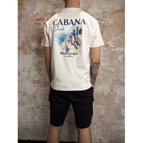 Cabana Club Santorini T-Shirt White Cabana Club Santorini T-Shirt White