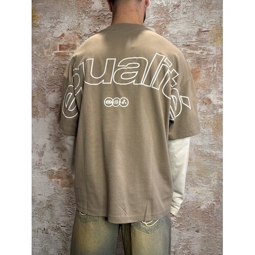 Equalité Etienne Double Layer Longsleeve Taupe