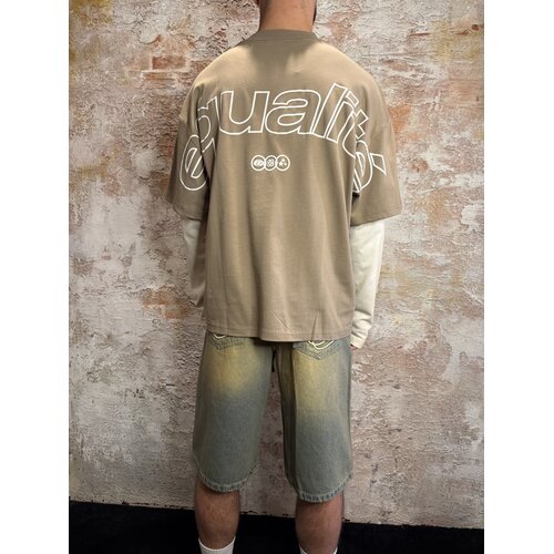 Equalité Etienne Double Layer Longsleeve Taupe