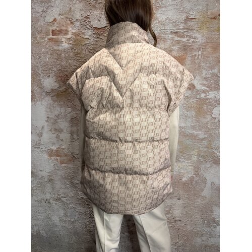 Josh V Staya Oversized Bodywarmer Beige