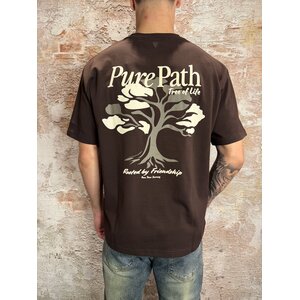 Pure Path Tree Of Life T-Shirt Dark Brown Pure Path Tree Of Life T-Shirt Dark Brown