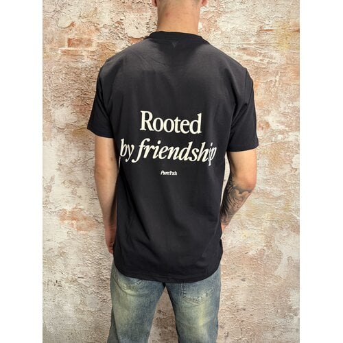 Pure Path Rooted By Friendship T-Shirt Black Pure Path Rooted By Friendship T-Shirt Black