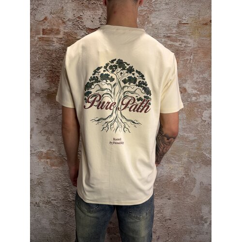 Pure Path Rooted T-Shirt Ecru Pure Path Rooted T-Shirt Ecru
