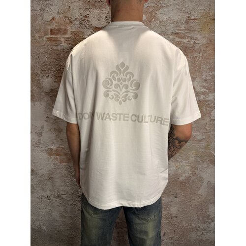 Don't Waste Culture Azemari Oversized Tee White