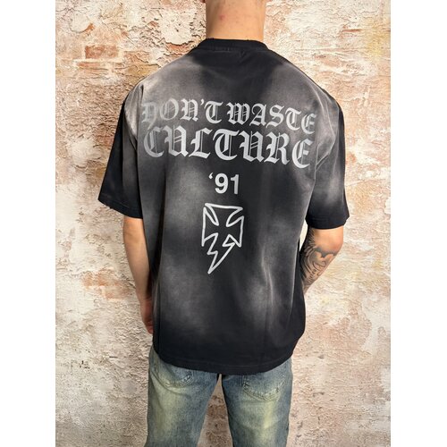 Don't Waste Culture Thunder Oversized Tee Black