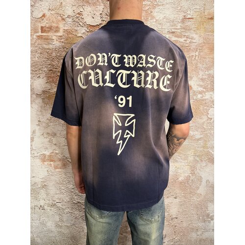 Don't Waste Culture Thunder Oversized Tee Navy