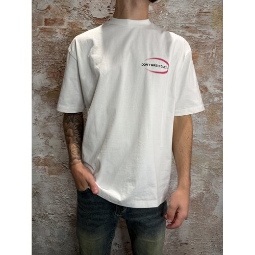 Don't Waste Culture Lira  Oversized Tee Off White