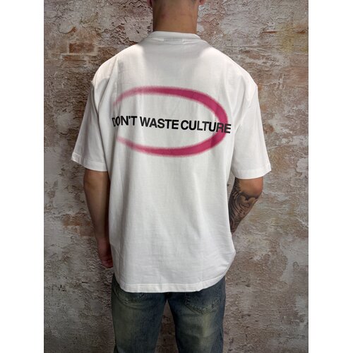 Don't Waste Culture Lira  Oversized Tee Off White