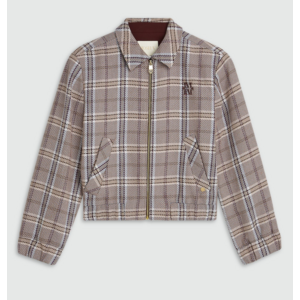 Josh V Pepper Oversized Jacket Cognac Check Josh V Pepper Oversized Jacket Cognac Check