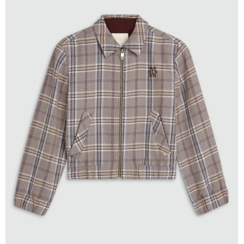 Josh V Pepper Oversized Jacket Cognac Check Josh V Pepper Oversized Jacket Cognac Check
