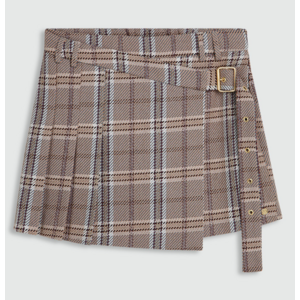 Josh V Seth Skort Cognac Check Josh V Seth Skort Cognac Check