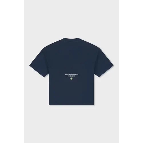 Equalité Elan Boxy Oversized Tee Navy Yellow Equalité Elan Boxy Oversized Tee Navy Yellow
