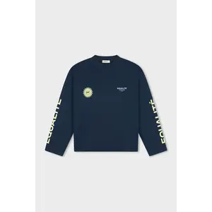 Equalité Sunny Oversized Longsleeve Navy Yellow Equalité Sunny Oversized Longsleeve Navy Yellow
