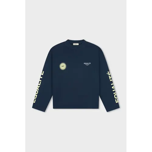 Equalité Sunny Oversized Longsleeve Navy Yellow Equalité Sunny Oversized Longsleeve Navy Yellow