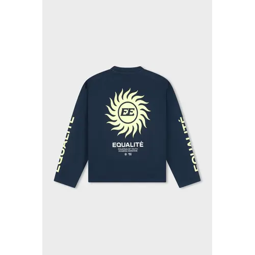 Equalité Sunny Oversized Longsleeve Navy Yellow Equalité Sunny Oversized Longsleeve Navy Yellow