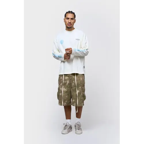 Equalité Sunny Oversized Longsleeve White Blue Equalité Sunny Oversized Longsleeve White Blue