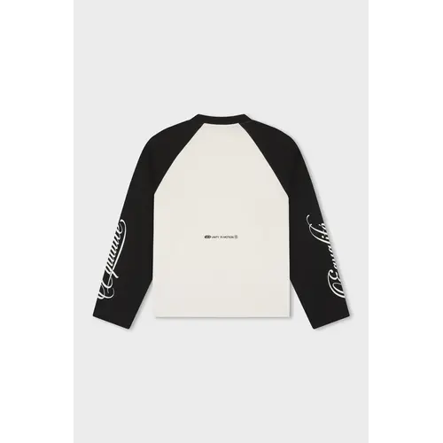 Equalité Jett Raglan Longsleeve White Black Equalité Jett Raglan Longsleeve White Black
