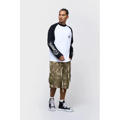 Equalité Jett Raglan Longsleeve White Black Equalité Jett Raglan Longsleeve White Black