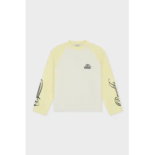 Equalité Jett Raglan Longsleeve White Yellow Equalité Jett Raglan Longsleeve White Yellow