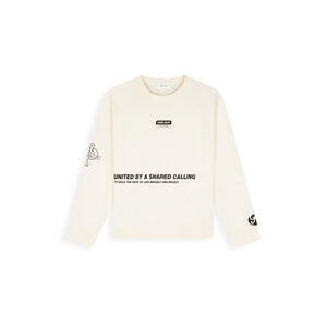 Pure Path United Longsleeve T-shirt Ecru