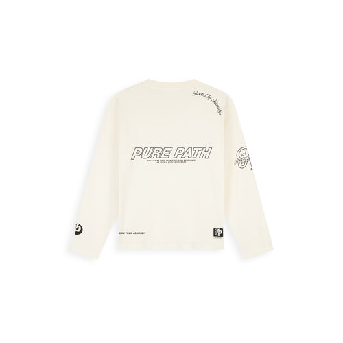 Pure Path United Longsleeve T-shirt Ecru Pure Path United Longsleeve T-shirt Ecru