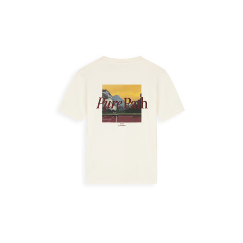 Pure Path Landscape View T-shirt Ecru Pure Path Landscape View T-shirt Ecru