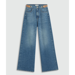 Josh V Gloria High Wide Leg Blue Denim