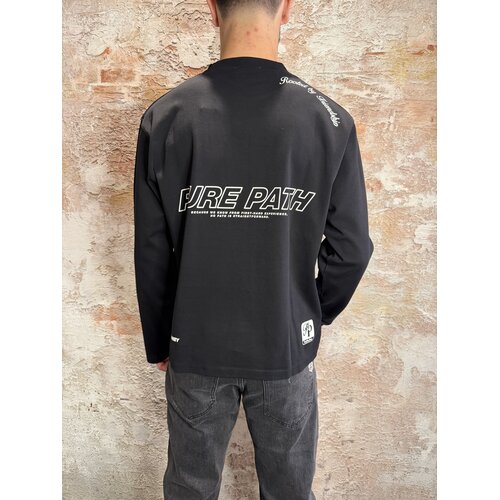 Pure Path United Longsleeve T-shirt Black Pure Path United Longsleeve T-shirt Black