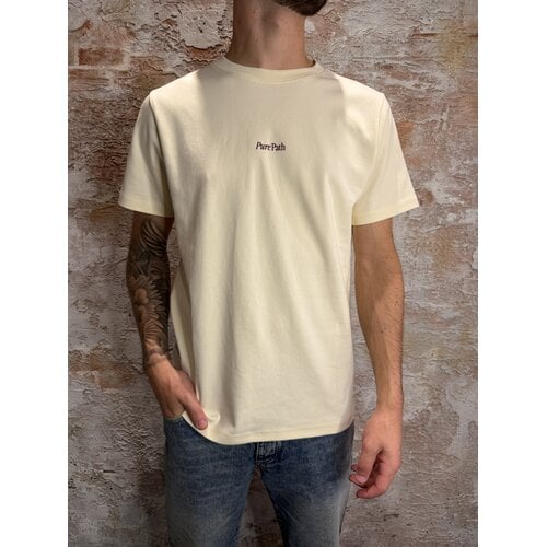 Pure Path Landscape View  T-shirt Ecru