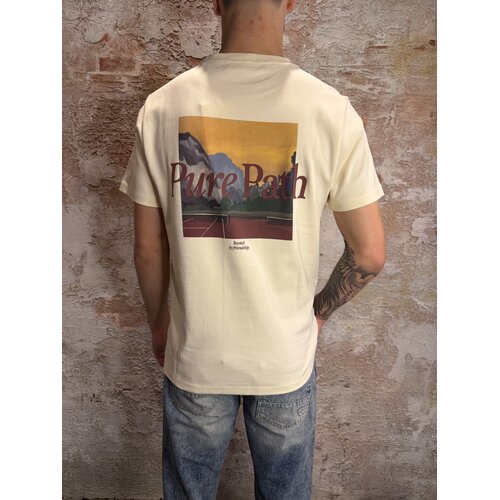 Pure Path Landscape View T-shirt Ecru Pure Path Landscape View T-shirt Ecru
