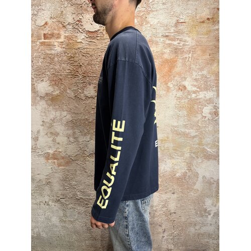 Equalité Sunny Oversized Longsleeve Navy Yellow Equalité Sunny Oversized Longsleeve Navy Yellow
