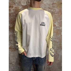 Equalité Jett Raglan Longsleeve White Yellow
