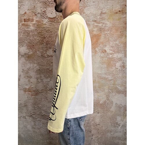 Equalité Jett Raglan Longsleeve White Yellow Equalité Jett Raglan Longsleeve White Yellow
