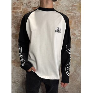 Equalité Jett Raglan Longsleeve White Black