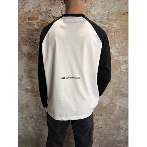 Equalité Jett Raglan Longsleeve White Black Equalité Jett Raglan Longsleeve White Black