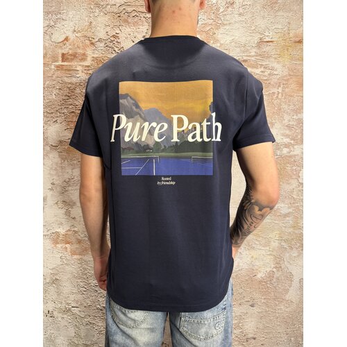 Pure Path Landscape View T-shirt Dark Navy Pure Path Landscape View T-shirt Dark Navy